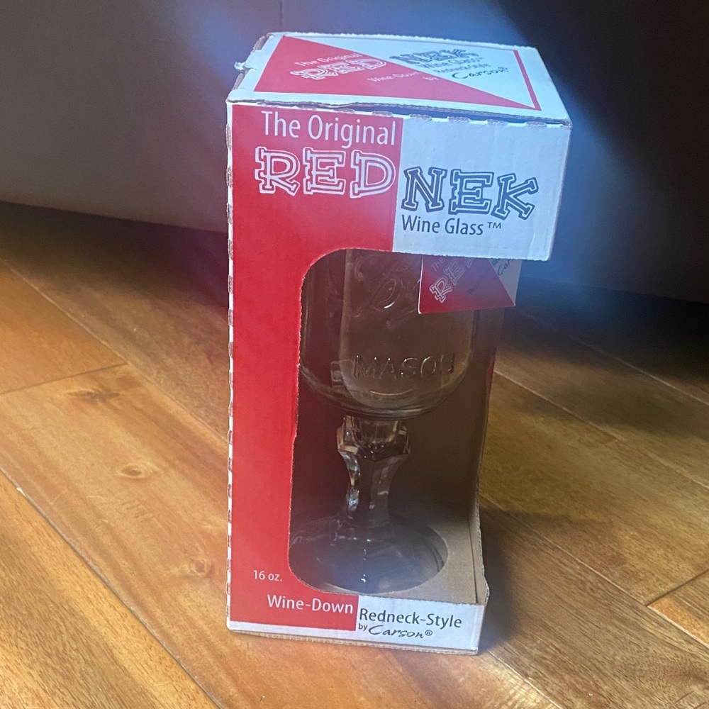 The Original
RED NEK 
Wine Glass